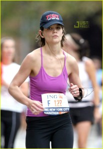 Katie Holmes runs 26.2 miles: ITS THE FARTHEST SHE'S GOTTEN YET!