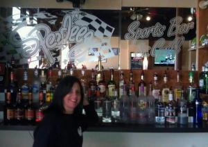 Jen, a bartender at Speedeez Sports Bar and Grill, who has reportedly spotted Bigfoot...and served him several beers.